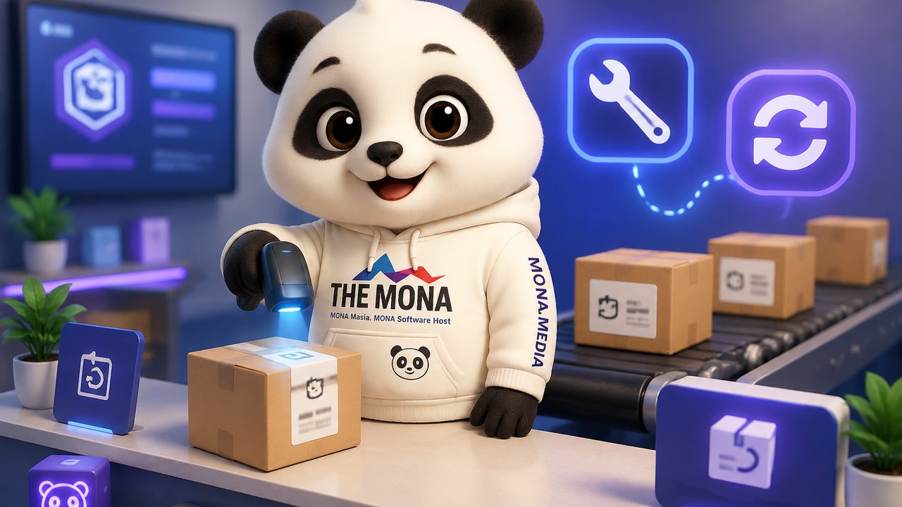 Minh hoạ AI quản lý bảo hành đổi trả RMA của MONA: nhận yêu cầu, kiểm điều kiện bảo hành, tạo mã RMA và theo dõi hàng về, điều phối sửa hoặc đổi