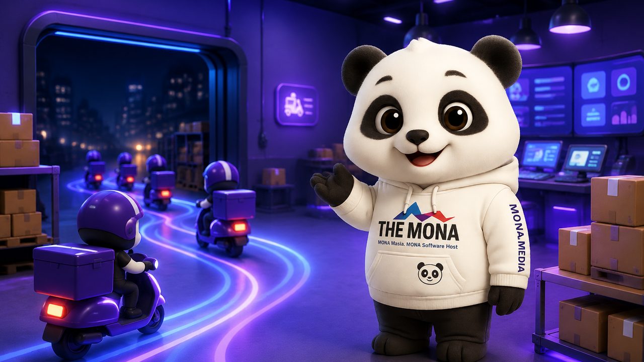 Pipeline AI tối ưu tuyến giao hàng MONA: gom đơn theo điểm giao khung giờ tải, tối ưu lộ trình và phân xe, điều phối realtime khi có đơn mới kẹt xe hủy, theo dõi và giao qua app tài xế