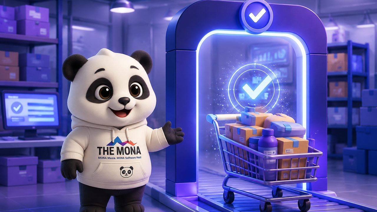Minh hoạ cách AI mua hàng MONA hoạt động: nhận đề nghị mua, định tuyến duyệt và kiểm chính sách, so giá nhà cung cấp, tạo đơn đặt và theo dõi nhận